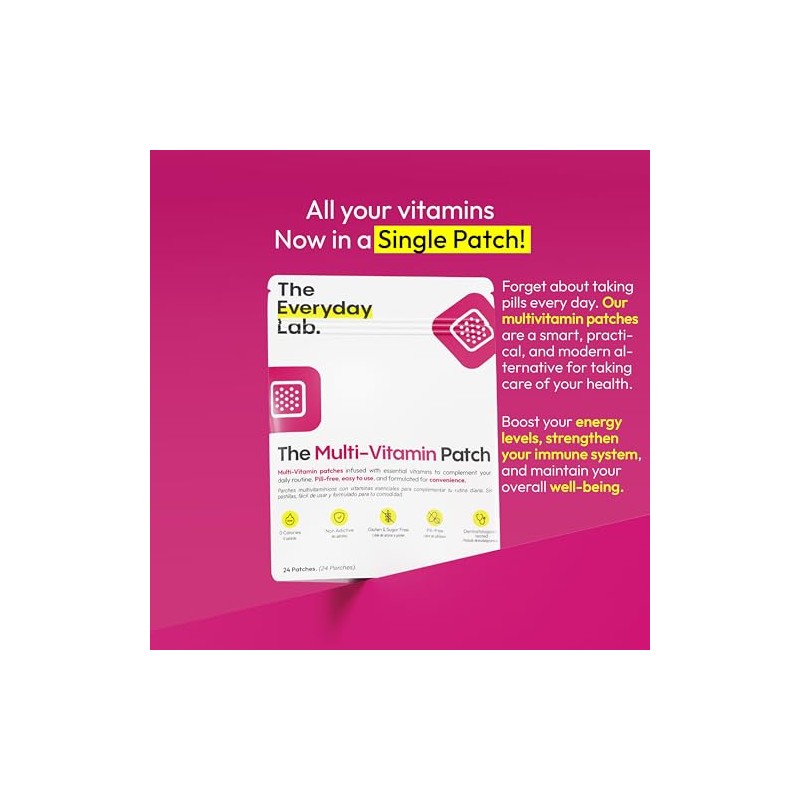 The Everyday Lab Parches Multivitamínicos 11 Vitaminas en 1 24