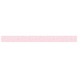 Ursus 590500114 Masking Tape Approx. 15 mm x 10 m, hearts rose, colourful