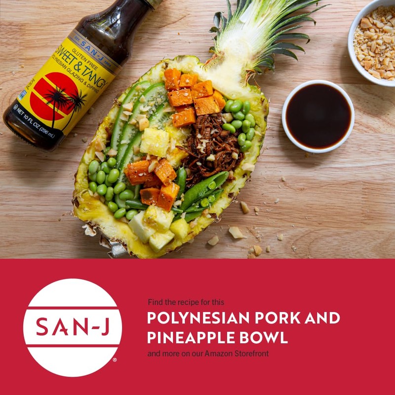 San-J Sweet and Tangy Gluten Free Sauce - Glaze Sauce,