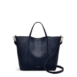 RADLEY London Henrietta Place Medium Open Top Tote Bag for Women, in Soft Ink Grained Leather with Grab Handles