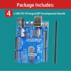 Lonely Binary 4-Pack UNO R3 ATmega328P Blue Development Board Compatible