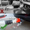 SWTYExt 2 pieces breakaway rope trailer, 1 m catch rope