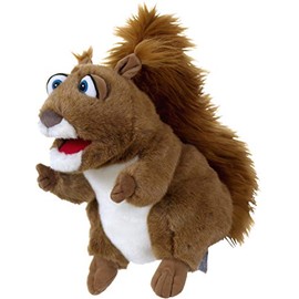 Living Puppets Hand Toy Gerda the Squirrel Fabric 29 cm W798 Brown