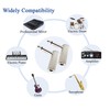 2pcs 1/4" Right Angle Adapter Male Female 90 Degree TS