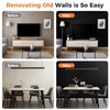 20 Pcs 3d Wall Panels Stick and Peel, Black Brick