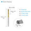 CoCud Thread Tap Meter M2.5 x 0.45 Thread Titanium Coated
