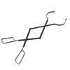 Fireplace Tong Iron Campfire Firewood Tong Log Grabber with Enlarging