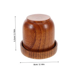 CORHAD Shake Dices Cup with Lid Wooden Dice Shaker 5 Dice Ktv Bar Game Solid Wood Material Easy to Use Design