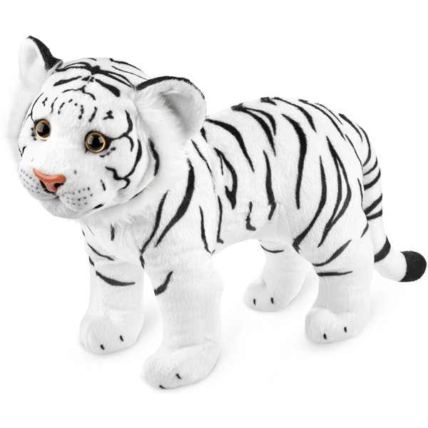 BRUBAKER Tiger Cuddly Toy - 30 cm Soft Toy -