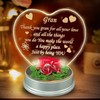 SAFRI Gran Gift LED Light Heart Shape Christmas Birthday Anniversary