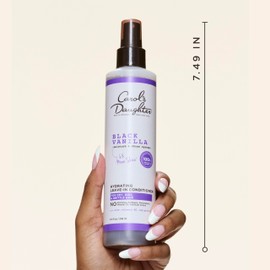 Carol's Daughter Black Vanilla Leave In Conditioner for Curly, Wavy or Natural Hair, Moisturizing Hair Care for Dry, Dull or Brittle Split Ends, 8 Fl Oz