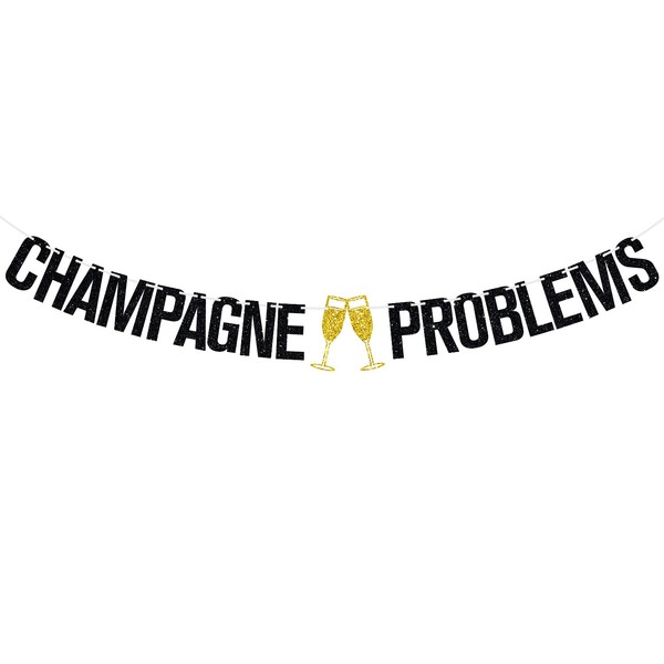 Champange Problems Banner, Nashville Bachelorette, Let's Party Ya'll, Bach Party