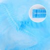 100Pcs/Pack Disposable Non-Woven Caps,Disposable Nonwoven Bouffant Caps,21 Inch Hair Net,Prevents