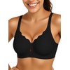 Gailife Wireless Bras for Women No Underwire Wave Push Up