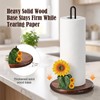 Sunflower Paper Towel Holder,Resin Sunflower Kitchen Decor