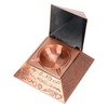 Metal Ashtray with Cover Retro Office Ornaments Smoking Gifts Egyptian