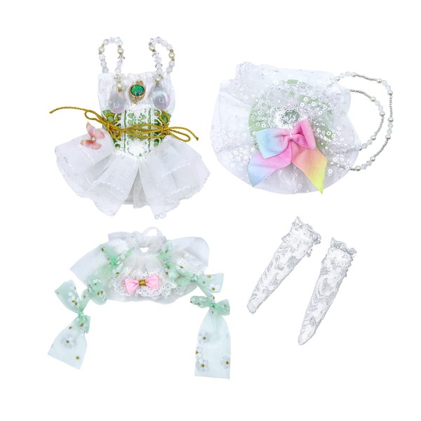 ICY Fortune Days Doll Clothes - Suitable for Elf Costume, 1/6 or 30 cm Tall Doll Dress Accessories, Suitable for Blyth, Obitsu and Licca Clothes
