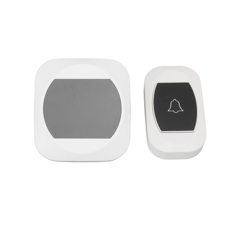 Wireless Doorbell Temperature Digital Display 4 Level Volume Adjustment Waterproof