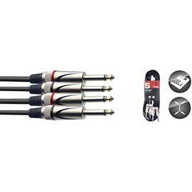 Stagg STC10P Twin Cable 10m Male to Male