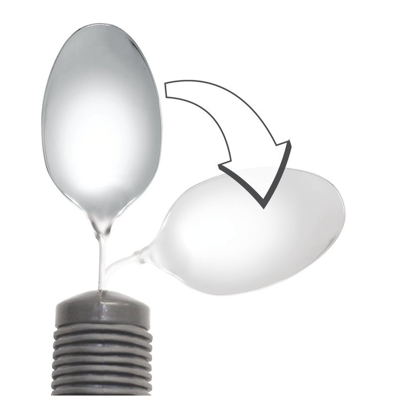 Rehabilitation Advantage Teaspoon with Wide Rubber Handle