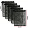 5 Pcs Mesh Stuff Sacks Storage Bags Durable Nylon Mesh