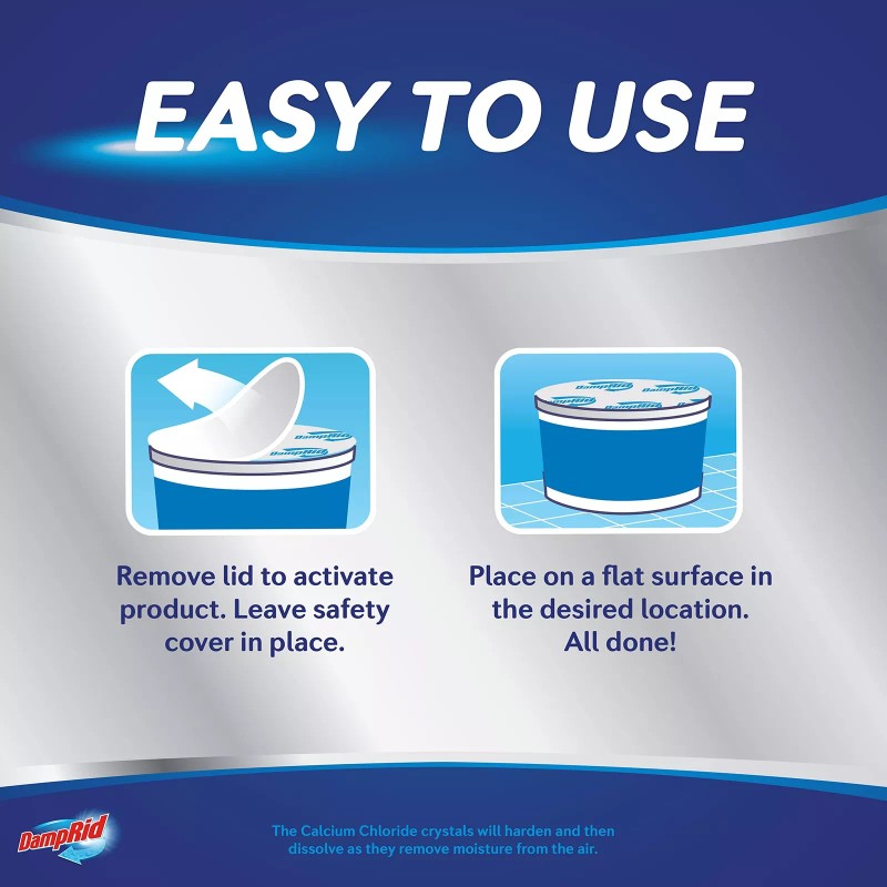 DampRid Hi Capacity Moisture Absorber Buckets Pack of 2 16