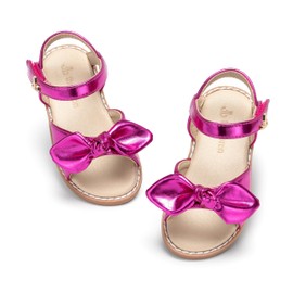 THEE BRON Sandalias de vestir para niña pequeña para Nias, Aa562-megenta, 17 MX Niño pequeño