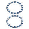 2Pcs RGB LED Ring 16 Bit Intelligent Full Color Highlight