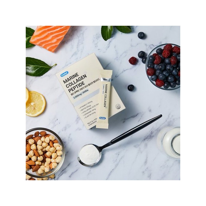 Sevitol 멀티 퍼펙트 저분자 피쉬 콜라겐 펩타이드 30포 3세트 Multi