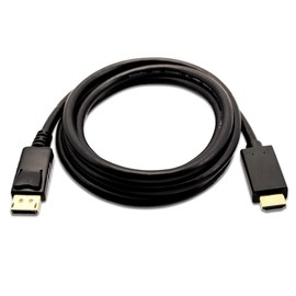 Micro Connectors 3 Feet DisplayPort to HDMI (28AWG) Cable 4K with Latch (DP-HDMI-3)