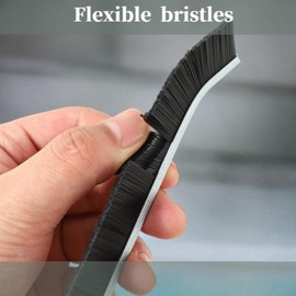 4 Pcs Gap Cleaning Brush,Magic Bathroom Grout Cleaning Brush,Multifunctional Crack and Crevice Cleaning Tool Kits for Household,Bathtubs,Kitchen,Groove,Shutter Door Window
