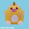 Smooshzees Cutezees Buttercup, Yellow Unicow, Collectable Characters, Supersoft, Cuddly and