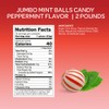Jumbo Mint Balls - 2 Pound Bulk Pack - Peppermint