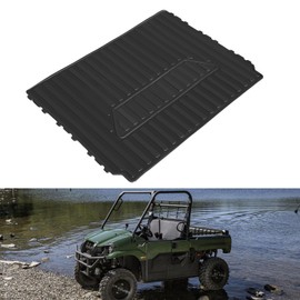 HAKA TOUGH Cargo Bed Mat for Kawasaki Mule Pro MX Accessories 2019-2024, All Weather Protection TPE Rear Cargo Bed Liner for Kawasaki Mule PRO-MX EPS 19-24, Rubber Bed Mat Liner, Replace #99994-1188