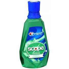 Crest Scope Classic Mouthwash Original Mint 1000 ML