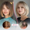 REECHO Hair Toppers for Women Real Human Hair, Seamless Human