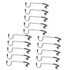 Sosoport 15pcs Camping Lamp Hooks s Shape Tent Hangers for