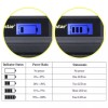 For Canon NB-6L LCD SLIM USB Charger for Canon D10,