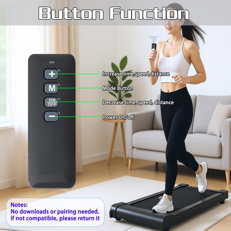 Treadmill Remote Control Replacement Compatible with Walking Pad Q1 Only,