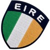 EmbTao Ireland Shield Flag Patch Embroidered Applique Iron On Sew