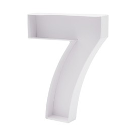 30.5cm Paper Mache Cardboard Number Food Tray Box for Charcuterie, Cupcakes, Birthdays, Anniversaries (7 Shape)