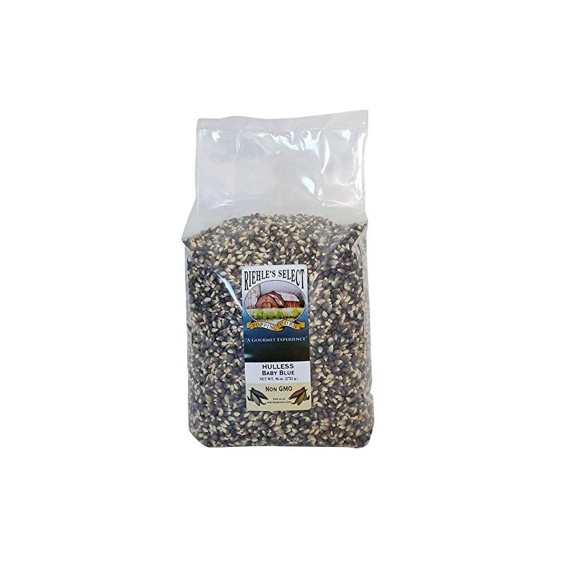 Riehle's Select Popping Corn - Hulless Baby Blue Whole Grain