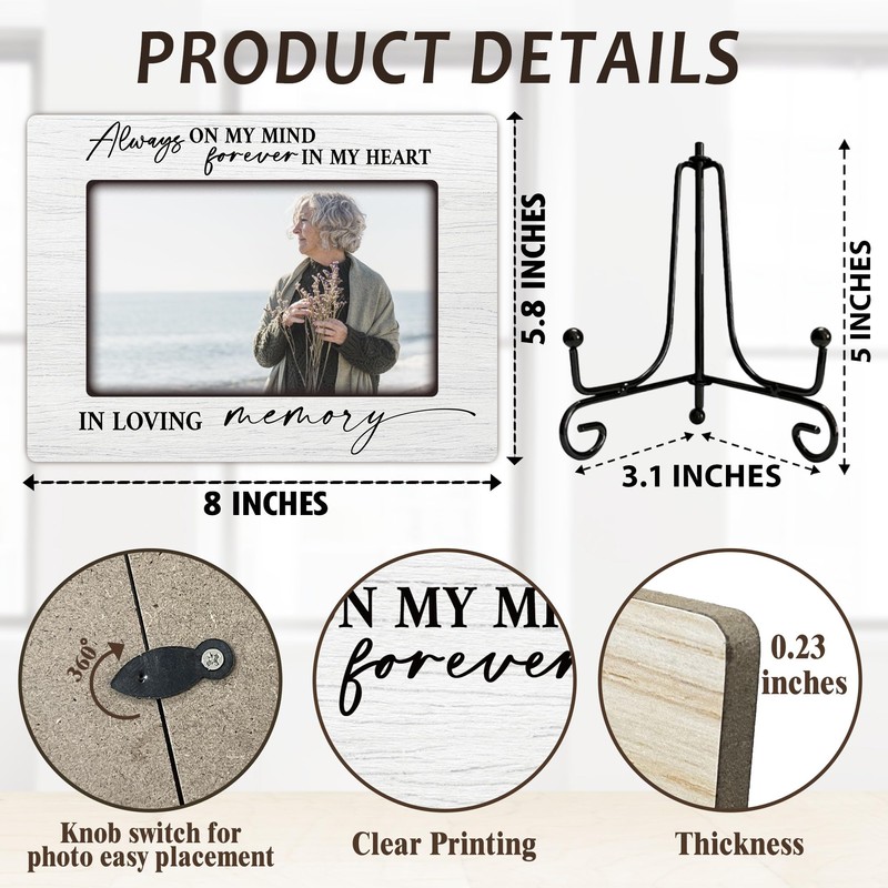 Eronm Memorial Gifts, Memorial Picture Frame, In Loving Memory Picture