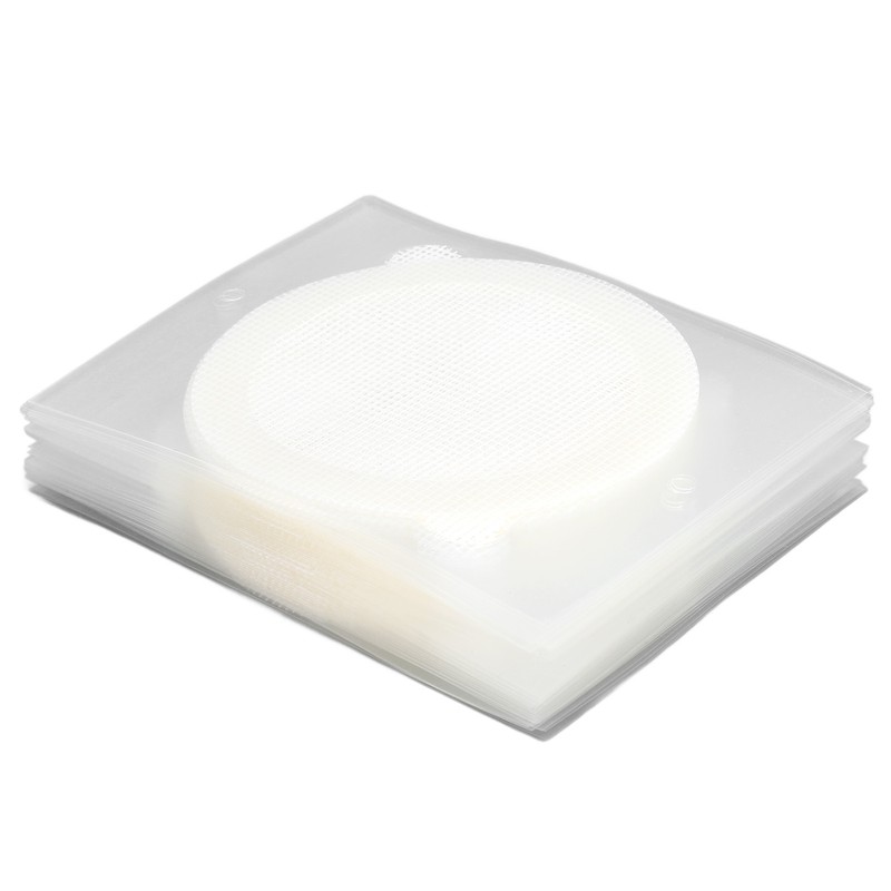 50 Pieces Floor Drain Covers Single Use Fiberglass Shower Drain