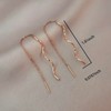 Threader Earrings for Women Gold Chain Earrings Long Tassel Earrings
