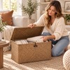 Women Storage Basket with Lid for Home Organization – Handmade
