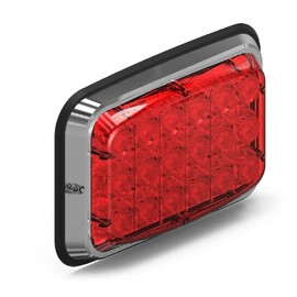 Feniex Spot Lux 6x4 Red LED with Red Lens low profile aftermarket lighting