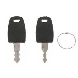 BODYA Universal Key Master Key with 1 Key Ring for TSA002 TSA007 Master Key Bag Luggage Suitcase Inch TSA Lock Black 2pcs