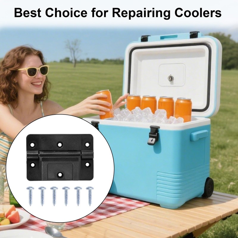 BOXOB 1 Pcs Cooler Hinges Replacement Compatible with Igloo 150-165