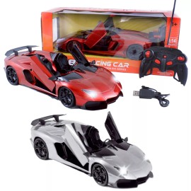 RC Sports Car 1:14 Scale Realistic Design, Slide-Up/Sciss